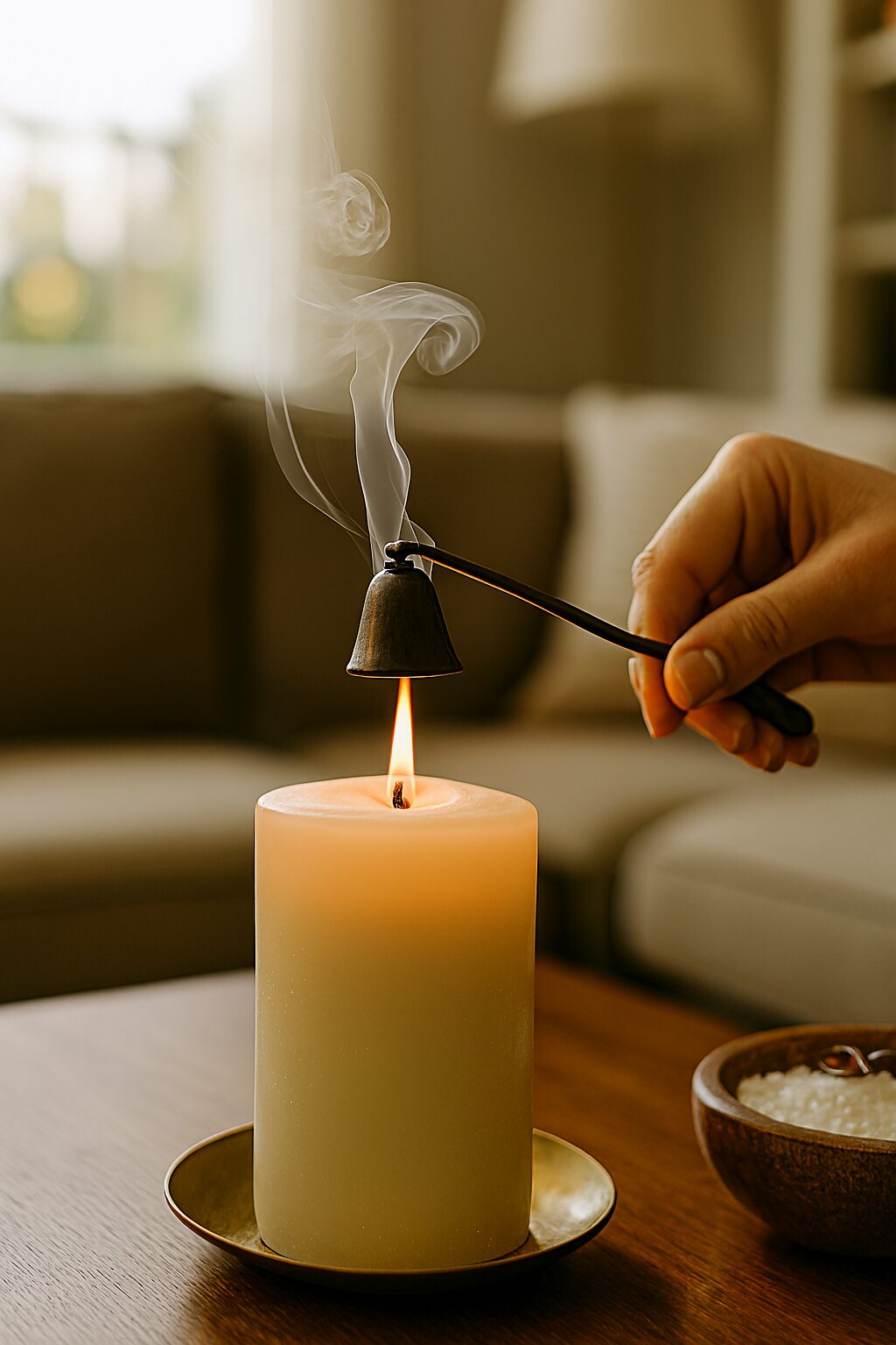 Seguridad Más Allá de la Quema: Por Qué NUNCA Debes Usar la Tapa para Apagar tu Vela