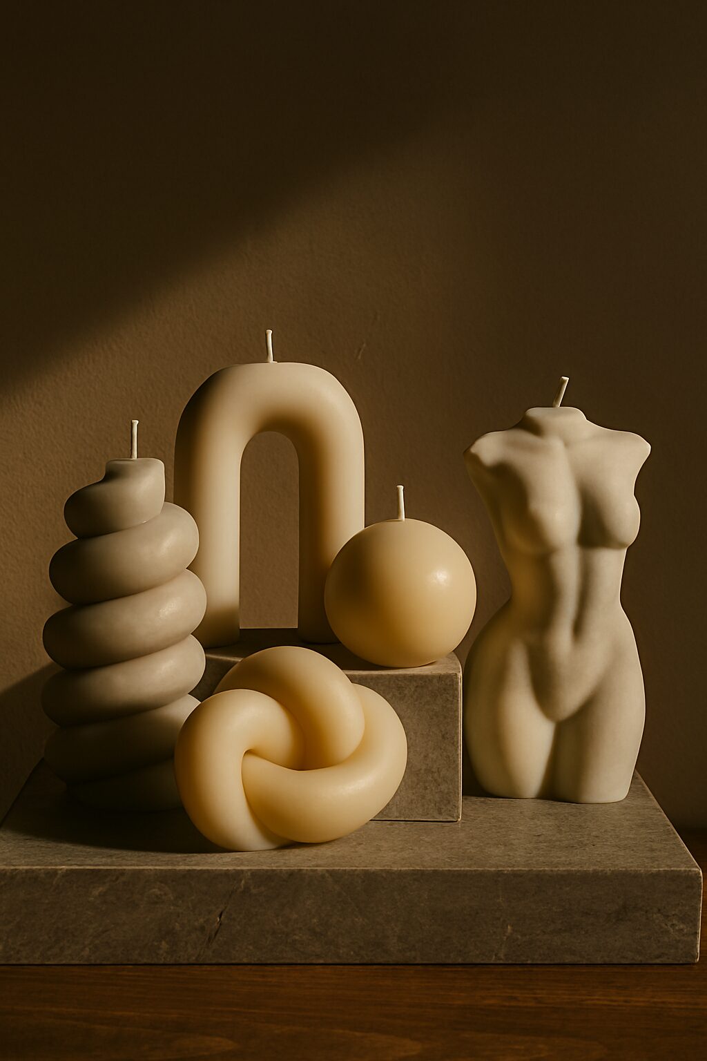 La Cera como Arte: Velas Escultóricas que Transforman un Espacio en una Galería